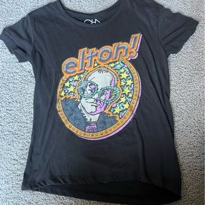 Elton John graphic tee